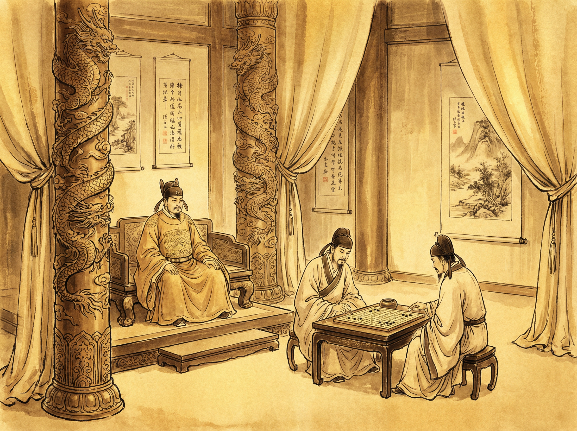 开元棋牌 - 唐玄宗与棋道的宫廷雅事